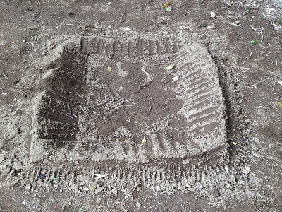 Composting pile space