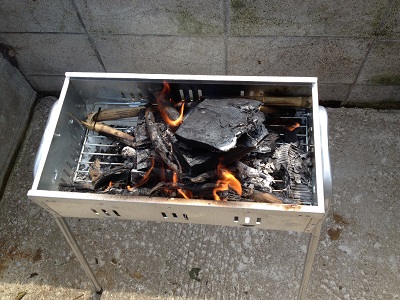 Bamboo yard barbecue wood fuel