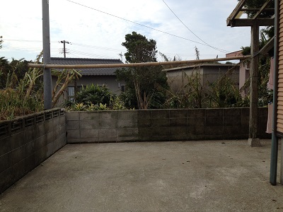 Bamboo yard blacket hanging pole